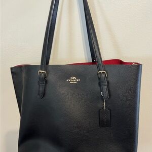 Coach Black Mollie Tote/Purse Leather
